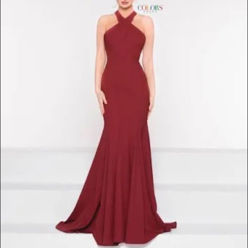 Colors dress style 1988 size 12 maroon